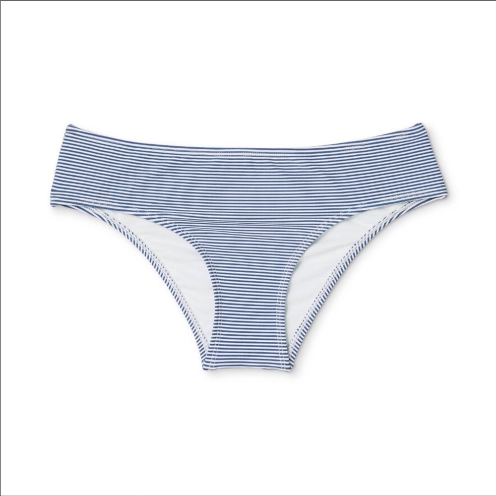Xhilaration striped cheeky bikini bottoms